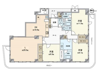 間取図(平面図)