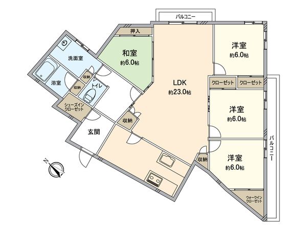 メダリオン春日井Ⅴ 間取図(平面図)