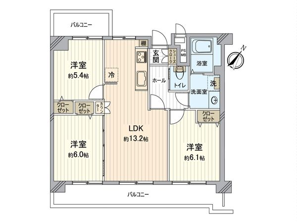 ファミール春日井 間取図(平面図)