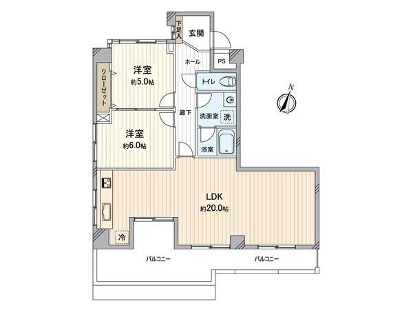 エスポア春日井 西館 間取図(平面図)