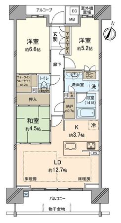 間取図(平面図)