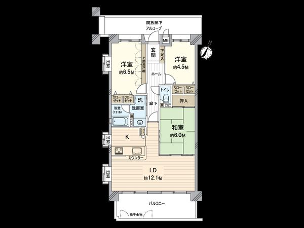 グローリアス春日井梅ヶ坪 間取図(平面図) グローリアス春日井梅ヶ坪 間取図(平面図)