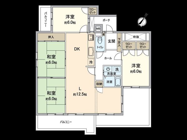 三井上社ハイツ 間取図(平面図) 三井上社ハイツ 間取図(平面図)