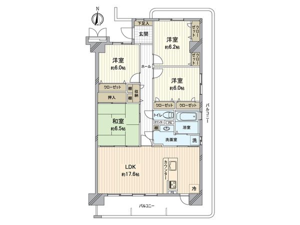 Vigoaisho春日井 間取図(平面図) Vigoaisho春日井 間取図(平面図)