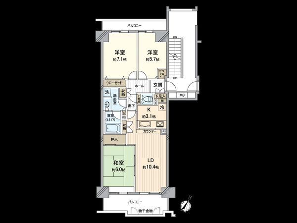 間取図(平面図)