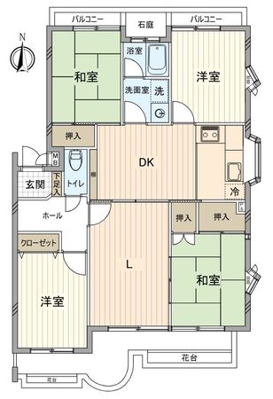 ベルピア-1高蔵寺 間取図(平面図) ベルピア-1高蔵寺 間取図(平面図)