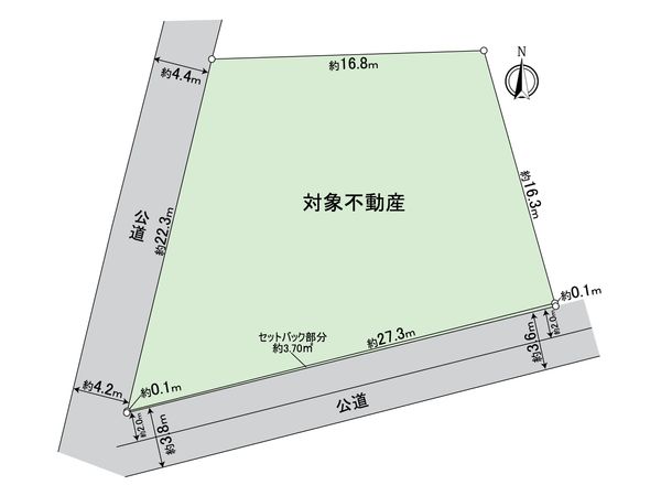 守山区翠松園2丁目 区画図