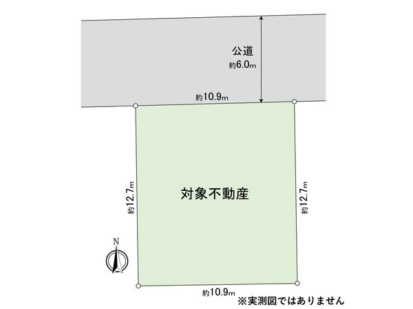 豊田市美里3丁目 区画図 豊田市美里3丁目 区画図