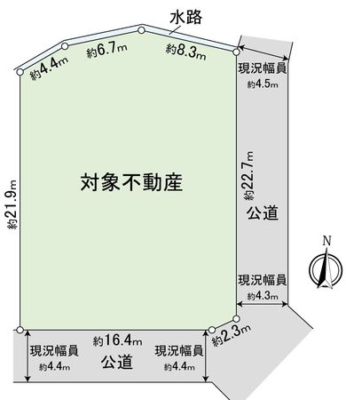 豊田市四郷町下古屋 区画図 区画図