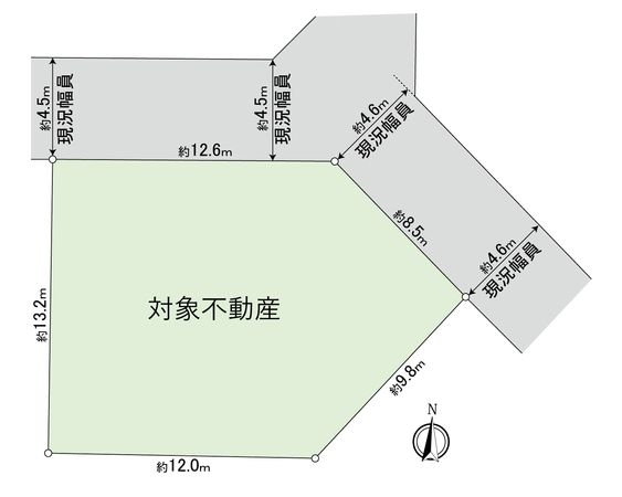 豊田市永覚新町1丁目 区画図 豊田市永覚新町1丁目 区画図