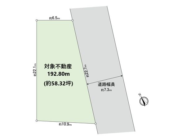 豊田市渡刈町下大新田 区画図