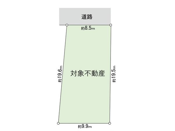 豊田市西岡町裏畑 A区画 区画図 豊田市西岡町裏畑 A区画 区画図
