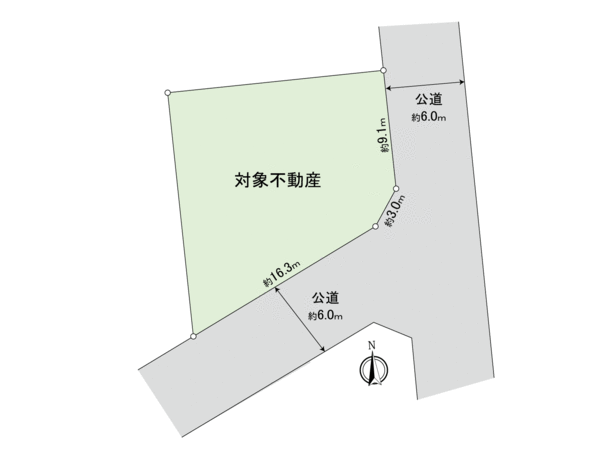 豊田市五ケ丘1丁目 地形図