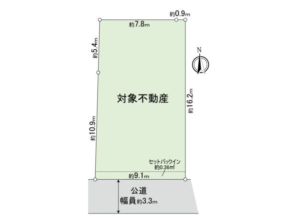 豊田市挙母町4丁目 区画図 豊田市挙母町4丁目 区画図