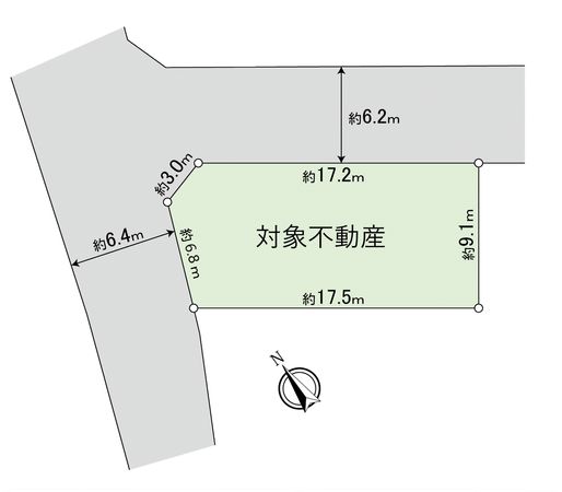 豊田市今町3丁目 区画図 豊田市今町3丁目 区画図