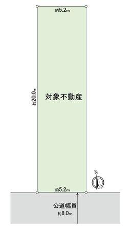 豊田市日之出町2丁目 A区画 区画図 豊田市日之出町2丁目 A区画 区画図
