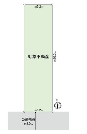 豊田市日之出町2丁目 B区画 区画図 豊田市日之出町2丁目 B区画 区画図