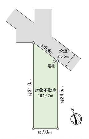 豊田市昭和町1丁目 区画図 豊田市昭和町1丁目 区画図