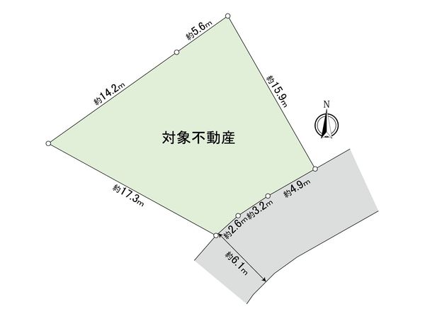 豊田市千足町1丁目 区画図 豊田市千足町1丁目 区画図