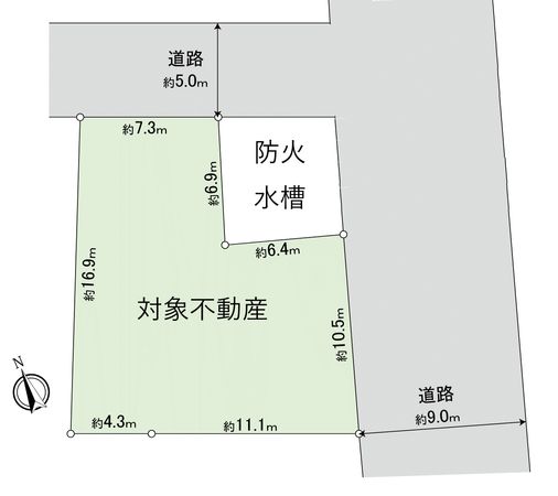 豊田市水源町2丁目 区画図 豊田市水源町2丁目 区画図
