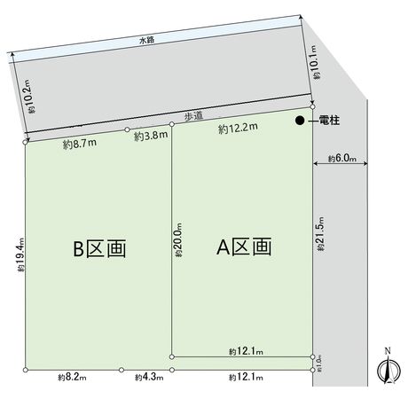 豊田市幸町赤屋敷 A区画 区画図 豊田市幸町赤屋敷 A区画 区画図