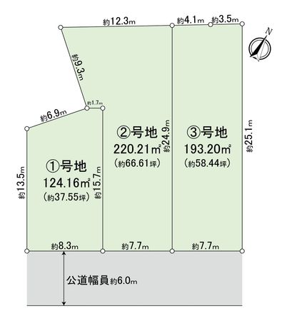 豊田市市木町1丁目 区画図 豊田市市木町1丁目 区画図
