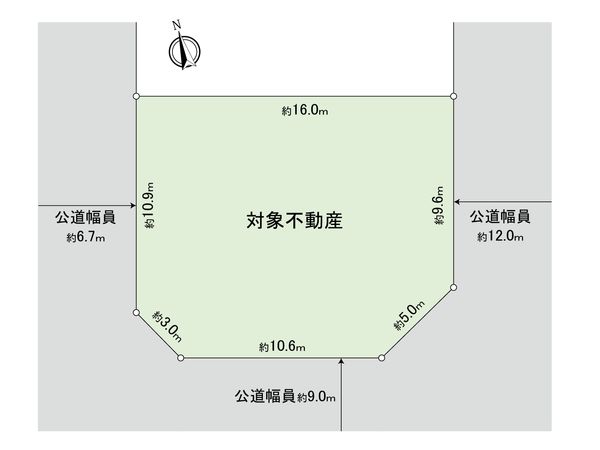 豊田市亀首町八ツ口洞 区画図