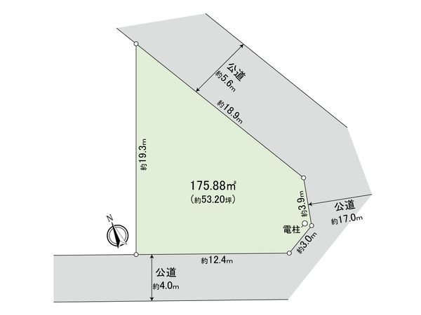 豊田市昭和町1丁目 区画図