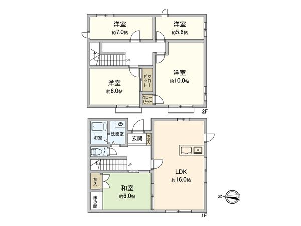 豊田市巴町カキタ 間取図(平面図) 豊田市巴町カキタ 間取図(平面図)