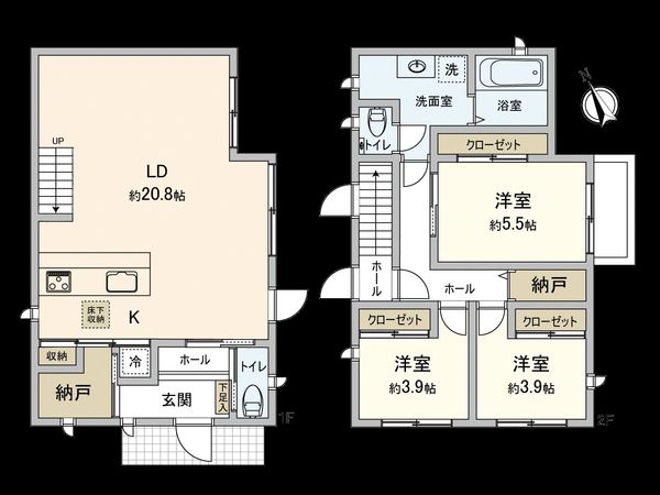 豊田市平戸橋町永和 間取図(平面図)