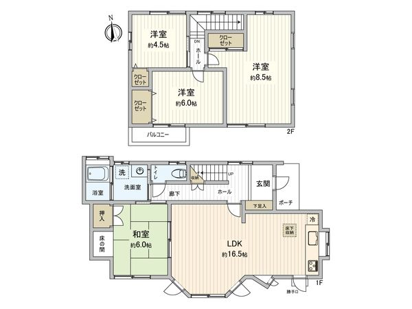 豊田市平山町1丁目 間取図(平面図) 間取図(平面図)