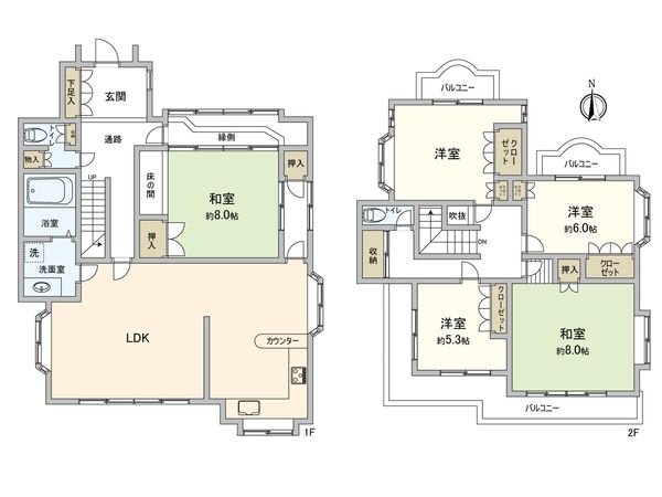 豊田市西岡町唐池 間取図(平面図) 豊田市西岡町唐池 間取図(平面図)