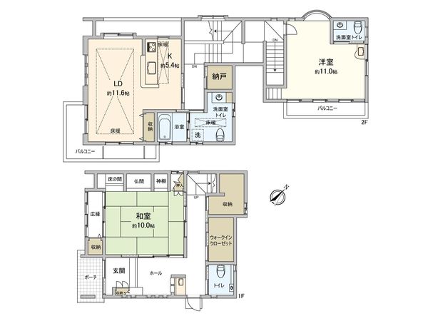 豊川市赤坂町紅里 戸建 間取図(平面図) 間取図(平面図)
