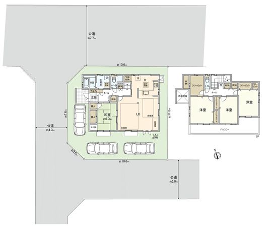 豊田市井上町4丁目 間取図(平面図)