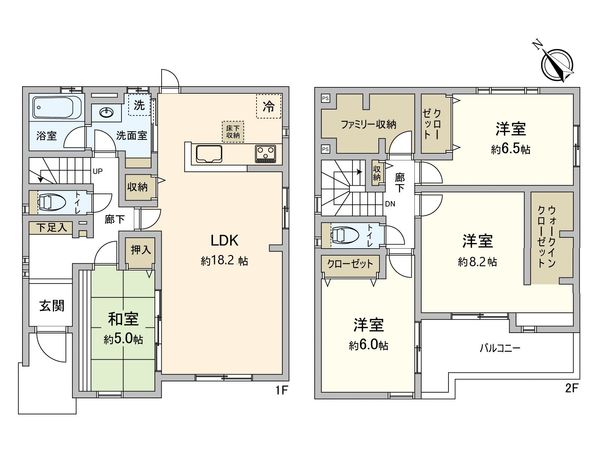 豊田市明和町6丁目 3号棟 間取図(平面図)