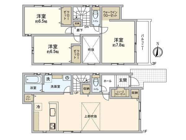 豊田市明和町6丁目 間取図(平面図) 豊田市明和町6丁目 間取図(平面図)
