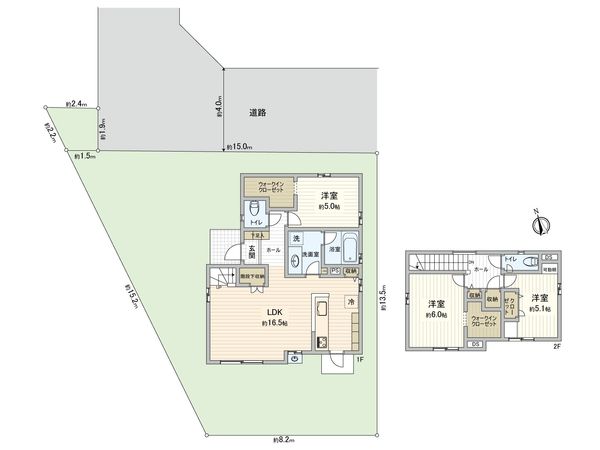 豊田市新生町1丁目 間取図(平面図) 豊田市新生町1丁目 間取図(平面図)