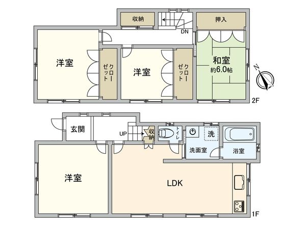 豊田市和会町弁天 間取図(平面図) 豊田市和会町弁天 間取図(平面図)