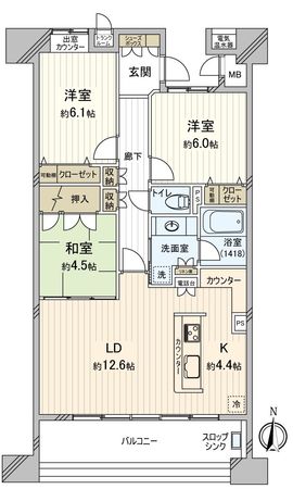 間取図(平面図)