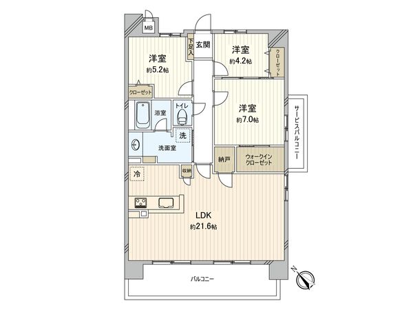 間取図(平面図)