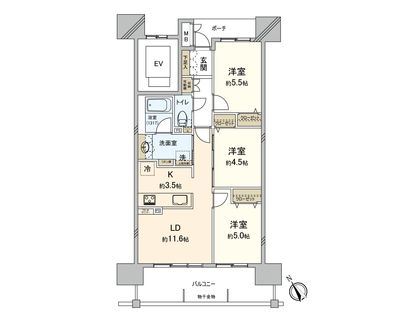 リコット梅坪駅前 間取図(平面図)
