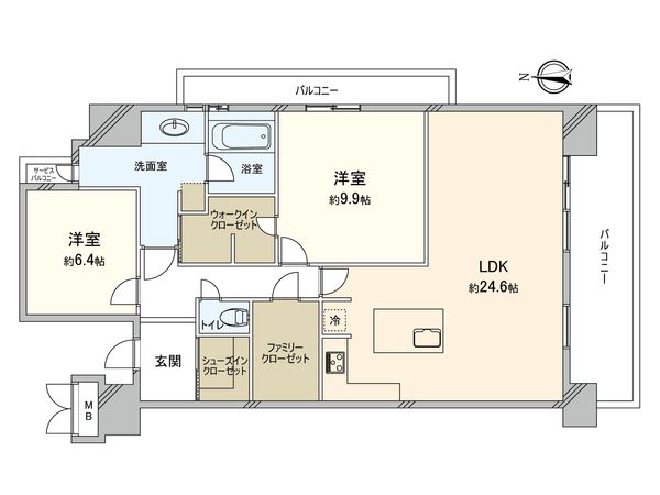 グランスイート豊田 間取図(平面図) グランスイート豊田 間取図(平面図)