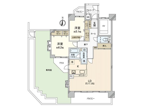 グローリアス豊田梅坪西 間取図(平面図)