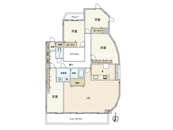 サンシティパークヒルズ秋葉台 間取図(平面図)