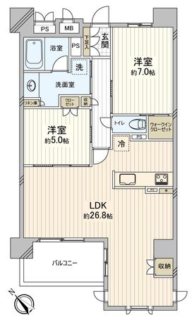 Tステージ大林町 間取図(平面図) Tステージ大林町 間取図(平面図)