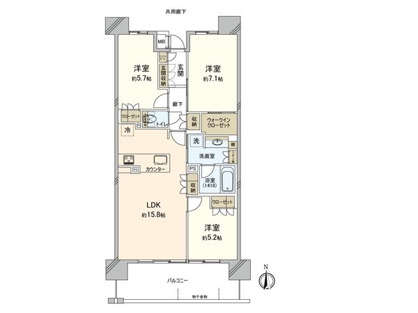 間取図(平面図)
