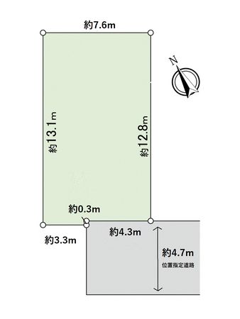 岡崎市西大友町字蓮花寺 土地 区画図 岡崎市西大友町字蓮花寺 土地 区画図
