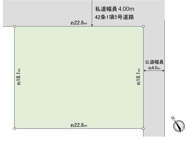 西尾市寄住町神明 土地 区画図 区画図