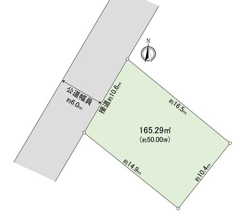 岡崎市庄司田1丁目 土地 区画図 区画図