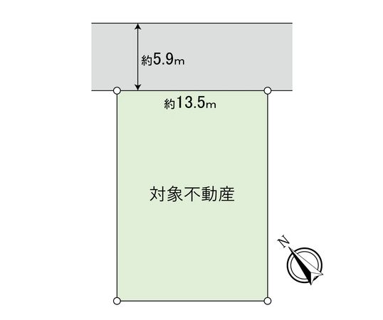 岡崎市竜美東1丁目 土地 区画図 区画図